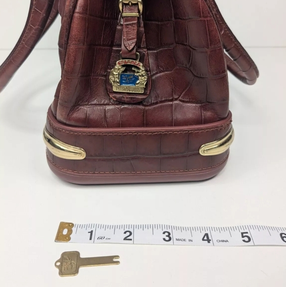 Celeber PIERO GUIDI Vintage Purse Collectors Bag Italy Leather Silk Key Lock - Picture 4 of 16